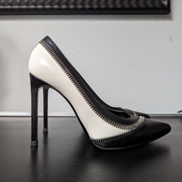 Saint Laurent Color Block Heels (37.5, USW7) - Picture 3 of 8